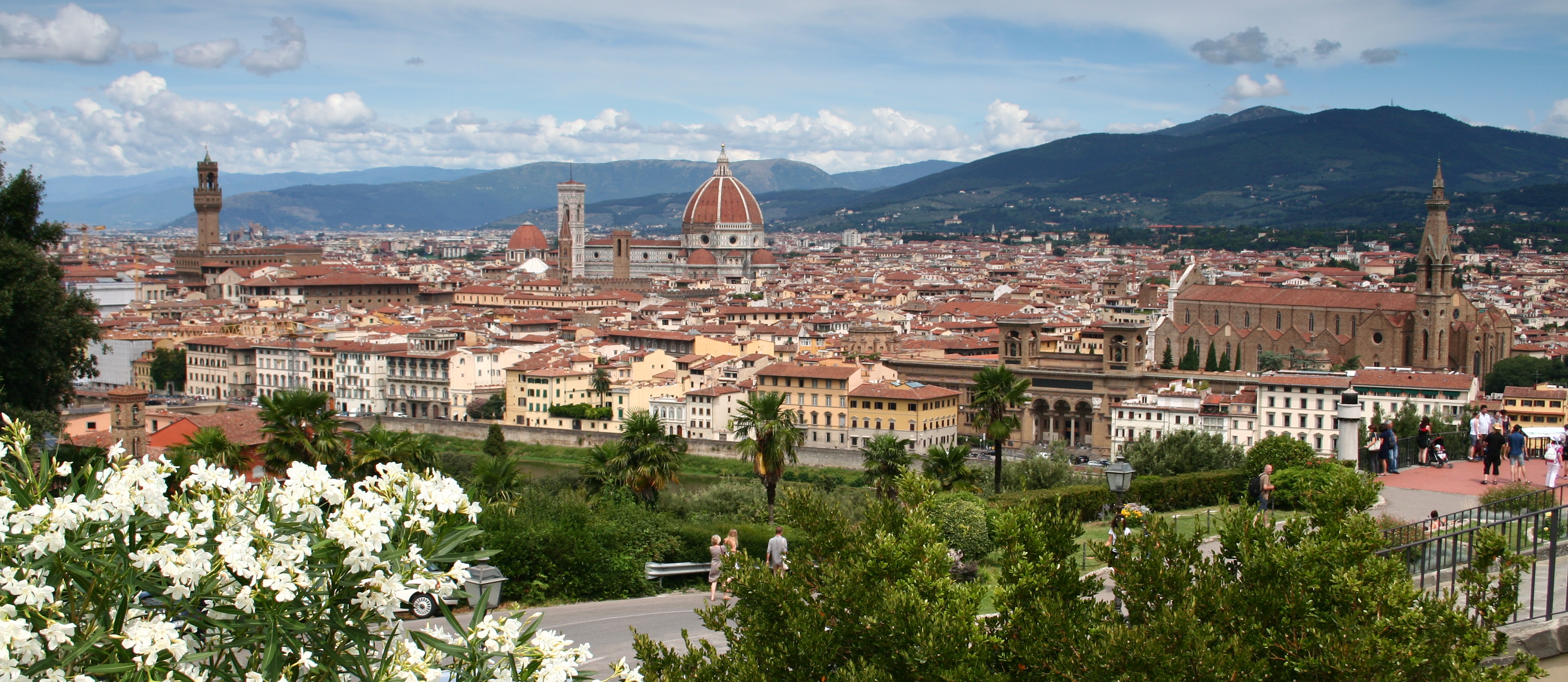 Il centro storico di Firenze e la cupola del Duomo
